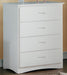 Galen 4 Drawer Chest in White B2053W-9 - Home Discount Furniture - NJ-linden
