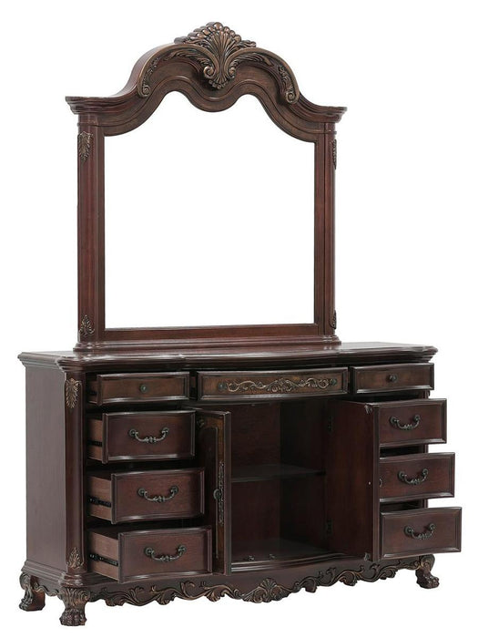Deryn Park 9 Drawer Dresser in Cherry 2243-5 - Home Discount Furniture - NJ-linden