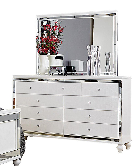 Alonza 9 Drawer Dresser in White 1845-5 - Home Discount Furniture - NJ-linden