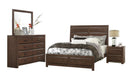 Erwan 2 Drawer Nightstand in Dark Walnut 1961-4 - Home Discount Furniture - NJ-linden