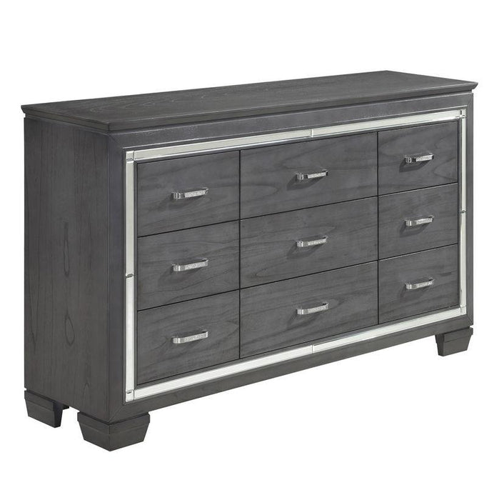 Allura Dresser in Gray 1916GY-5 - Home Discount Furniture - NJ-linden