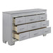 Allura Dresser in Silver 1916-5 - Home Discount Furniture - NJ-linden