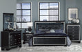Allura Mirror in Black 1916BK-6 - Home Discount Furniture - NJ-linden