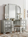 Avondale Vanity Dresser with Mirror in Silver 1646-15 - Home Discount Furniture - NJ-linden