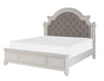 Baylesford King Upholstered Panel Bed in Antique White 1624KW-1EK* - Home Discount Furniture - NJ-linden