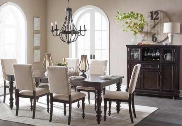 Begonia Dining Table in Gray 1718GY-90 - Home Discount Furniture - NJ-linden