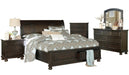 Begonia King Platform Bed in Gray 1718KGY-1EK* - Home Discount Furniture - NJ-linden