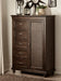 Cardona Wardrobe Chest in Driftwood Charcoal 1689-10 - Home Discount Furniture - NJ-linden