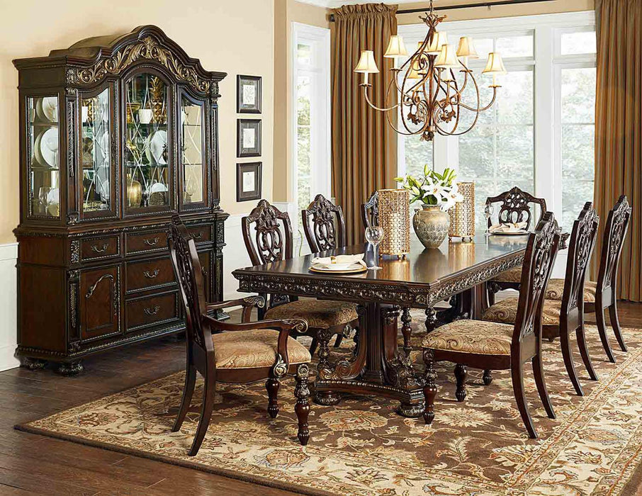Catalonia Buffet with Hutch in Cherry 1824-50-55 - Home Discount Furniture - NJ-linden