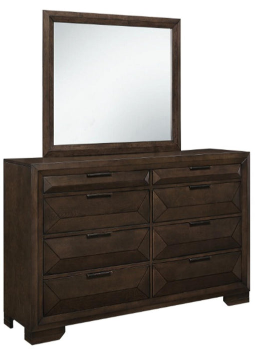 Chesky Mirror in Warm Espresso 1753-6 - Home Discount Furniture - NJ-linden