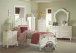 Cinderella Full Poster Bed in Antique White 1386FNW-1* - Home Discount Furniture - NJ-linden