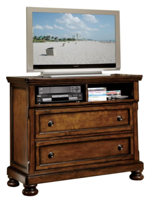 Cumberland TV Chest in Brown Cherry 2159-11 - Home Discount Furniture - NJ-linden