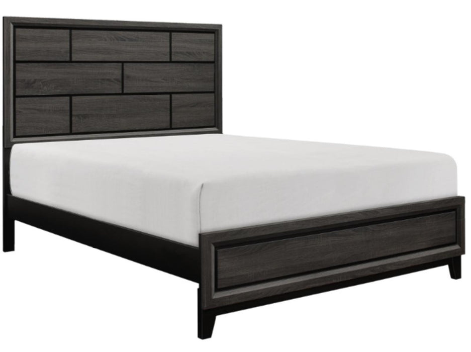 Davi Queen Panel Bed in Gray 1645-1* - Home Discount Furniture - NJ-linden
