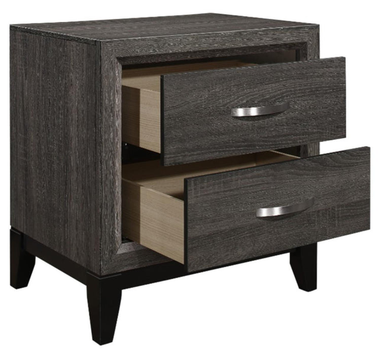 Davi Nightstand in Gray 1645-4 - Home Discount Furniture - NJ-linden