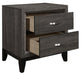 Davi Nightstand in Gray 1645-4 - Home Discount Furniture - NJ-linden