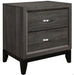 Davi Nightstand in Gray 1645-4 - Home Discount Furniture - NJ-linden