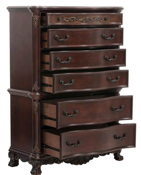 Deryn Park 6 Drawer Chest in Cherry 2243-9 - Home Discount Furniture - NJ-linden