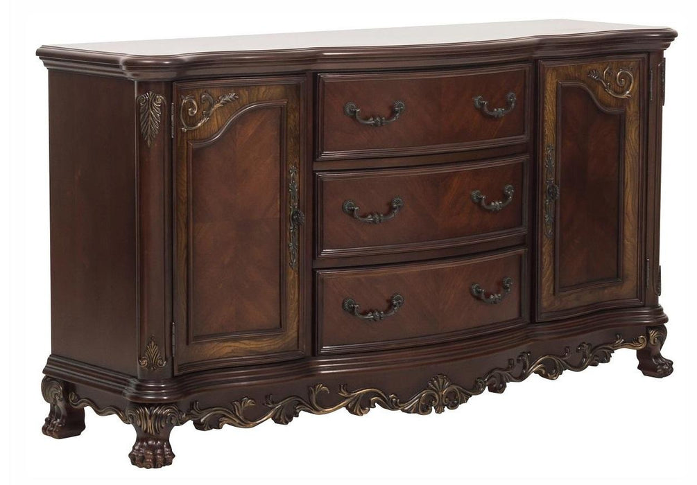Deryn Park Buffet/Server in Dark Cherry 2243-55 - Home Discount Furniture - NJ-linden