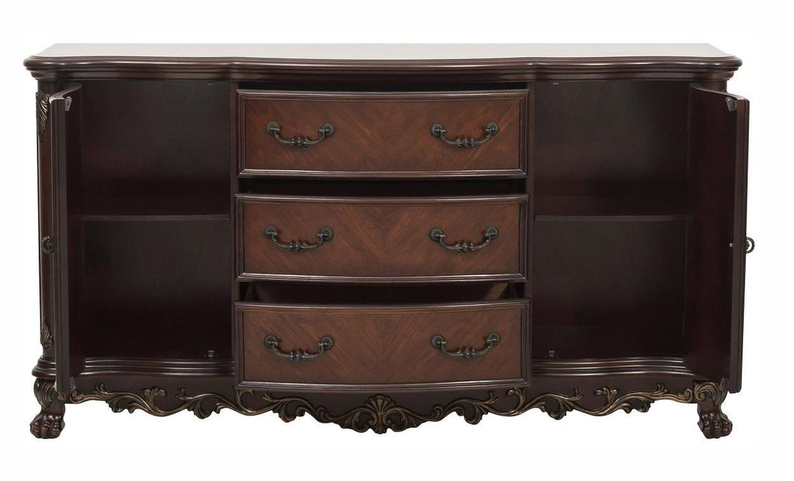 Deryn Park Buffet/Server in Dark Cherry 2243-55 - Home Discount Furniture - NJ-linden