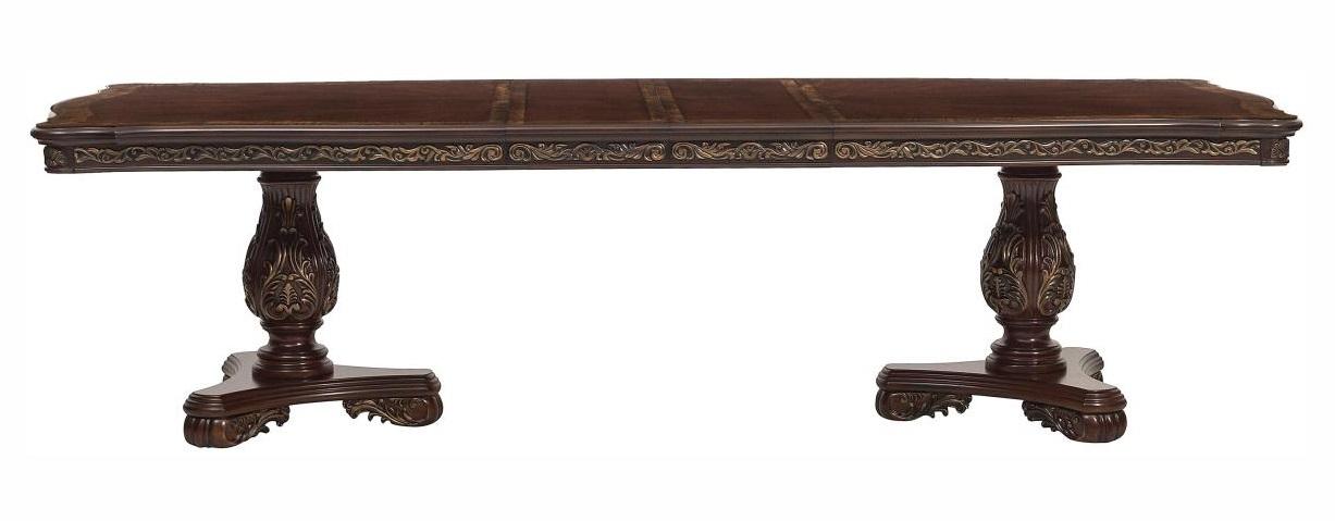 Deryn Park Dining Table in Dark Cherry 2243-114* - Home Discount Furniture - NJ-linden