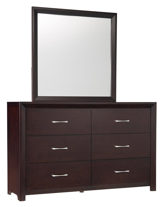 Edina 6 Drawer Dresser in Espresso-Hinted Cherry 2145-5 - Home Discount Furniture - NJ-linden