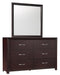 Edina Mirror in Espresso-Hinted Cherry 2145-6 - Home Discount Furniture - NJ-linden