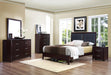 Edina 2 Drawer Nightstand in Espresso-Hinted Cherry 2145-4 - Home Discount Furniture - NJ-linden