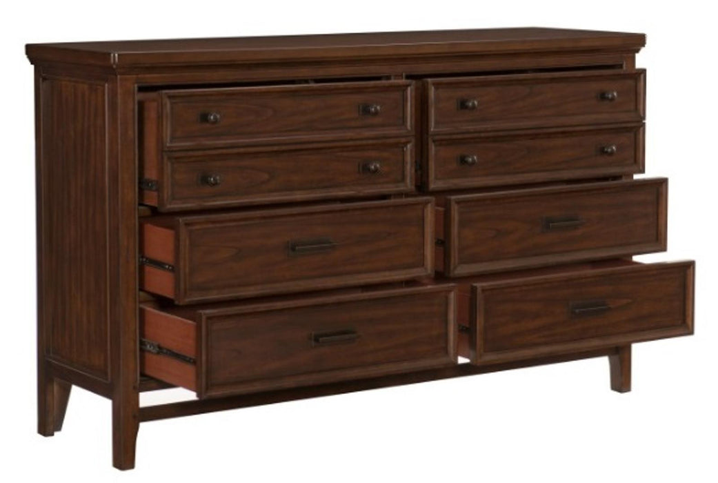 Frazier Dresser in Dark Cherry 1649-5 - Home Discount Furniture - NJ-linden