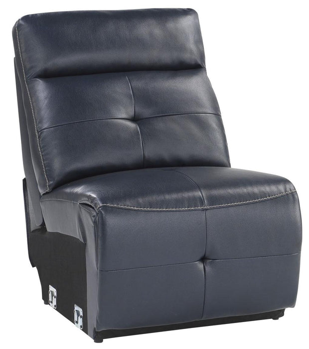 Avenue Armless Chair in Navy 9469NVB-AC - Home Discount Furniture - NJ-linden