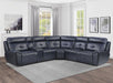 Avenue Armless Chair in Navy 9469NVB-AC - Home Discount Furniture - NJ-linden