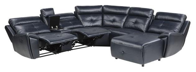 Avenue Right Side Chaise in Navy 9469NVB-RC - Home Discount Furniture - NJ-linden
