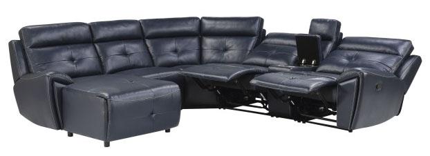 Avenue Left Side Chaise in Navy 9469NVB-LC - Home Discount Furniture - NJ-linden
