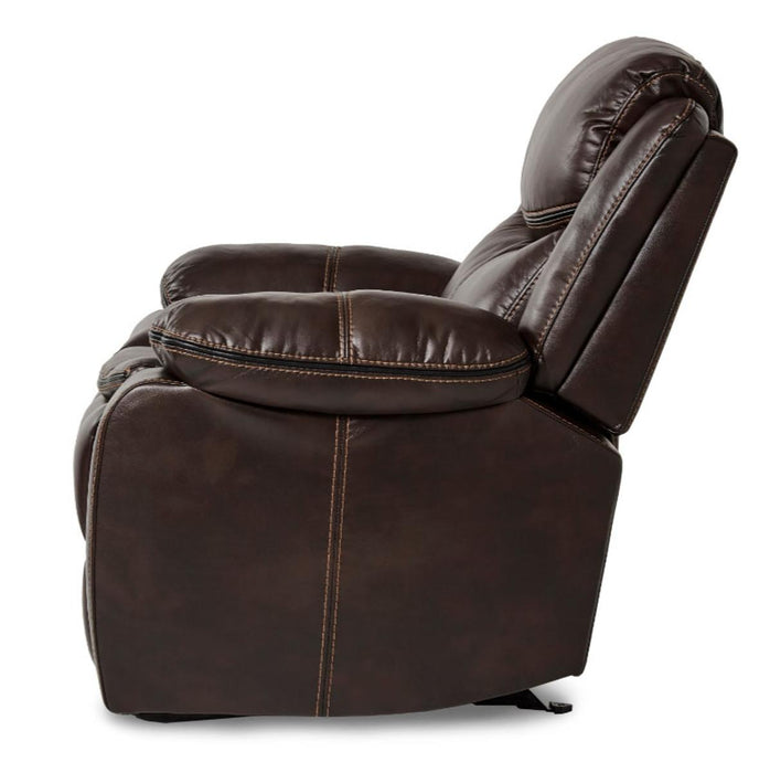 Bastrop Glider Reclining Chair in Brown 8230BRW-1 - Home Discount Furniture - NJ-linden