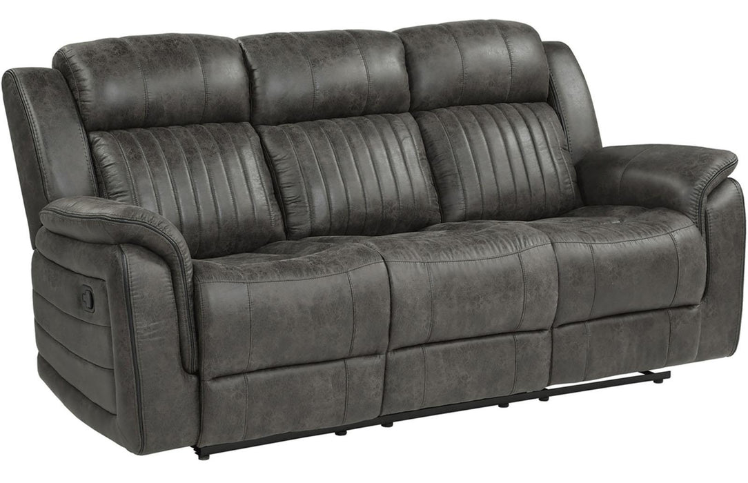 Centeroak Double Reclining Sofa in Gray 9479BRG-3 - Home Discount Furniture - NJ-linden
