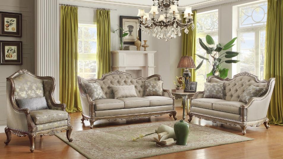 Florentina Sofa in Taupe 8412-3 - Home Discount Furniture - NJ-linden