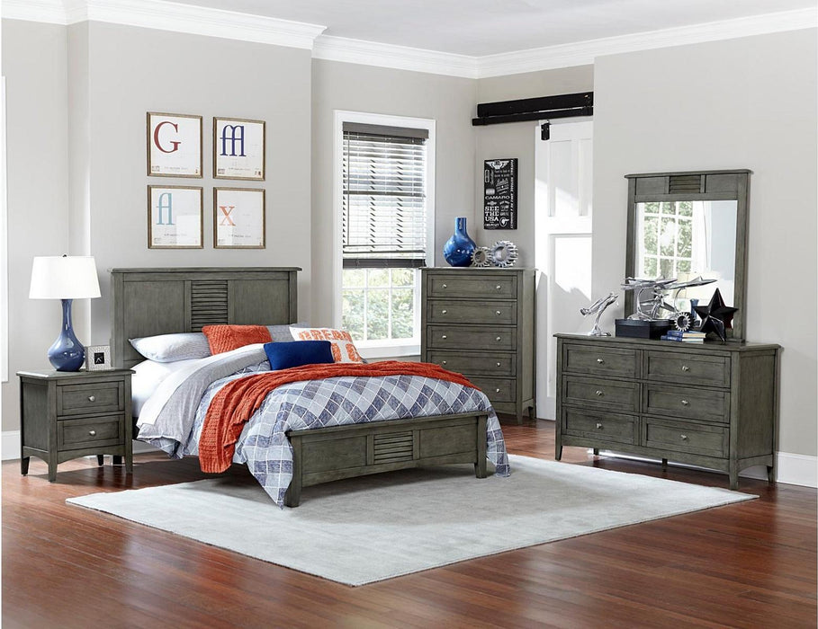 Garcia Queen Panel Bed in Gray 2046-1 - Home Discount Furniture - NJ-linden