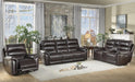Lance Power Double Reclining Loveseat with Power Headrests in Brown 9527BRW-2PWH - Home Discount Furniture - NJ-linden
