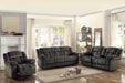 Laurelton Double Reclining Sofa in Chocolate 9636-3 - Home Discount Furniture - NJ-linden