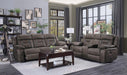 Madrona Double Reclining Sofa in Dark Brown 9989DB-3 - Home Discount Furniture - NJ-linden