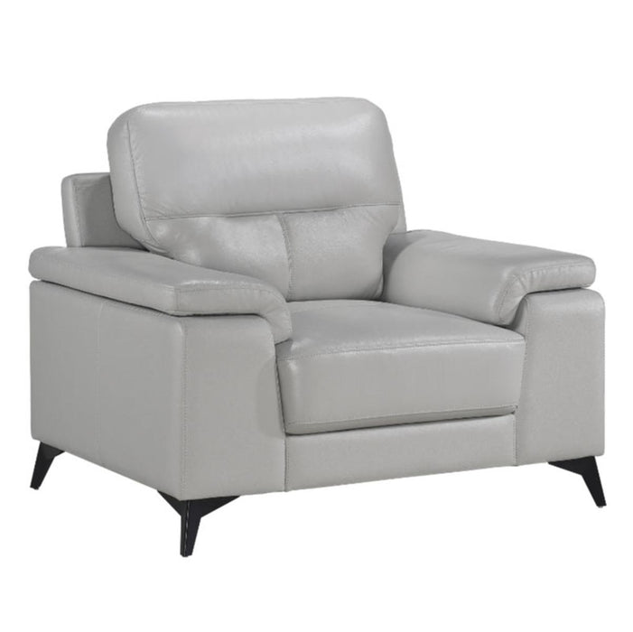 Mischa Chair in Silver Gray 9514SVE-1 - Home Discount Furniture - NJ-linden