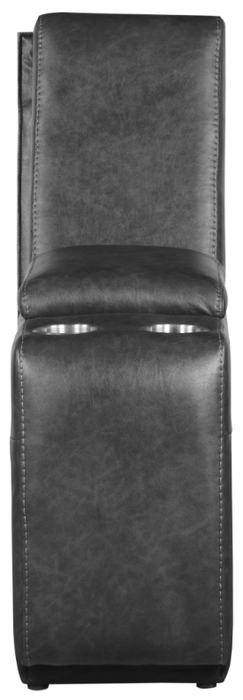 Putnam Console with Receptacles and USB Port in Gray 9405GY-CN - Home Discount Furniture - NJ-linden