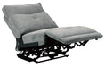 Tesoro Armless Reclining Chair in Dark Gray 9509DG-AR - Home Discount Furniture - NJ-linden