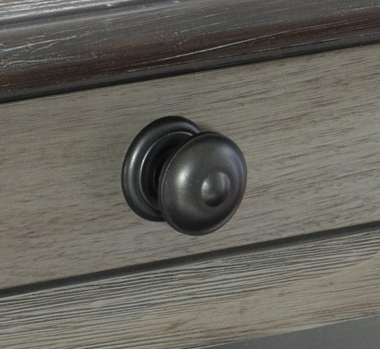 Granby Counter Height Dining Table in Coffee and Antique Gray 5627GY-36* - Home Discount Furniture - NJ-linden