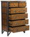 Holverson Chest in Rustic Brown & Gunmetal 1715-9 - Home Discount Furniture - NJ-linden