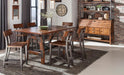Holverson Counter Height Chair in Rustic Brown (Set of 2) - Home Discount Furniture - NJ-linden