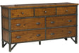Holverson Dresser in Rustic Brown & Gunmetal 1715-5 - Home Discount Furniture - NJ-linden