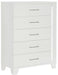 Kerren Chest in White 1678W-9 - Home Discount Furniture - NJ-linden