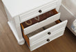 Laurelin 3 Drawer Nightstand in White 1714W-4 - Home Discount Furniture - NJ-linden