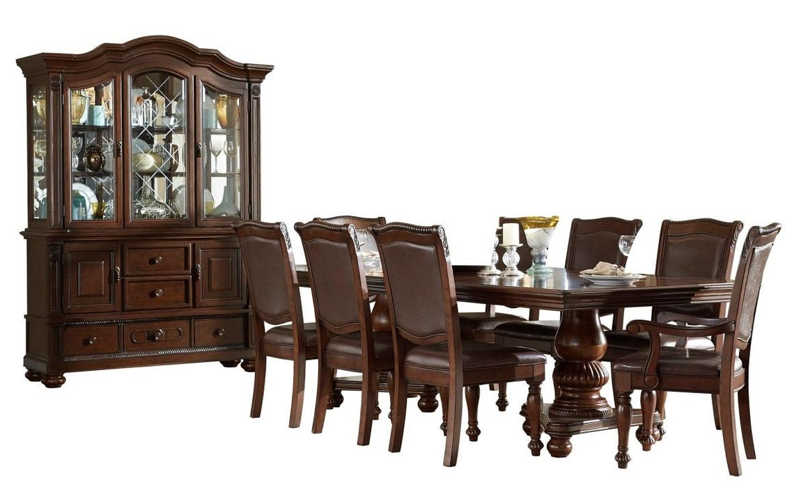 Lordsburg Buffet and Hutch in Brown Cherry 5473-50* - Home Discount Furniture - NJ-linden