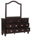 Marston 7 Drawer Dresser in Dark Cherry 2615DC-5 - Home Discount Furniture - NJ-linden